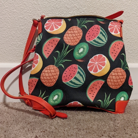 Tropical Fruit Dooney and Bourke crossbody bag - Picture 2 of 6